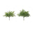 Melrose Fern Bush (Set of 12), Green - 88899DS