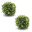 Melrose International Foliage Half Orb, Set of 2