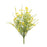 Melrose International Yarrow Floral Bush, Set of 2, Yellow/Green