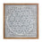 Melrose International Framed Paper Mache Wall Art 19.5"SQ, Grey/White - 88959DS