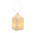 Melrose International Holiday Bell Pendant Lantern 9"H, White - 90018DS