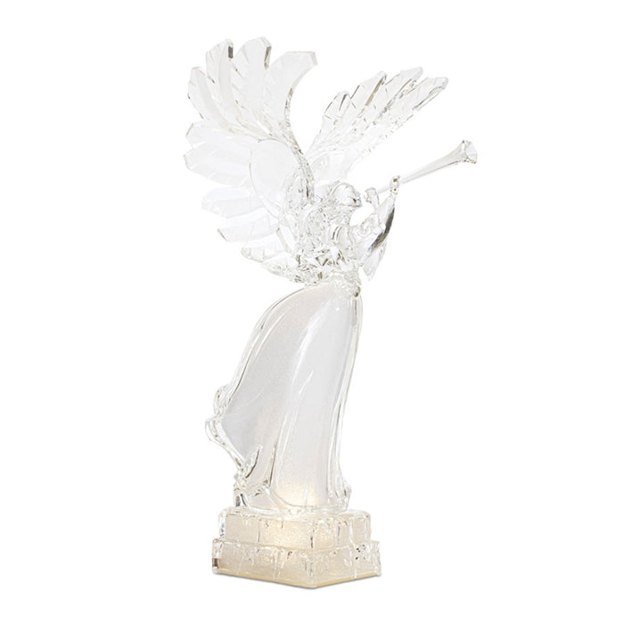 Melrose International LED Holiday Angel/Trumpet 16.5"H, White - 90034DS