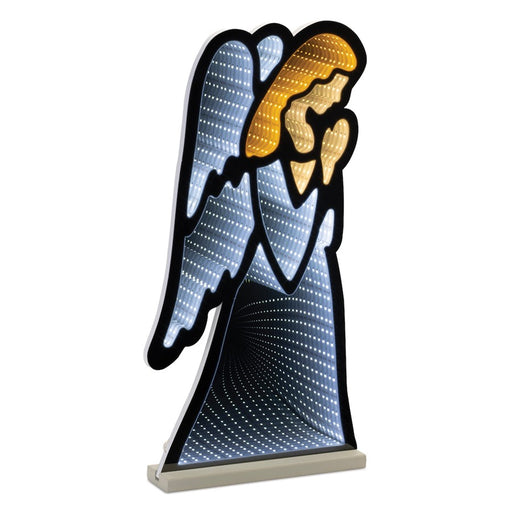 Melrose Holiday Angel Ekko Light Display 24.5", White/Yellow - 90049DS