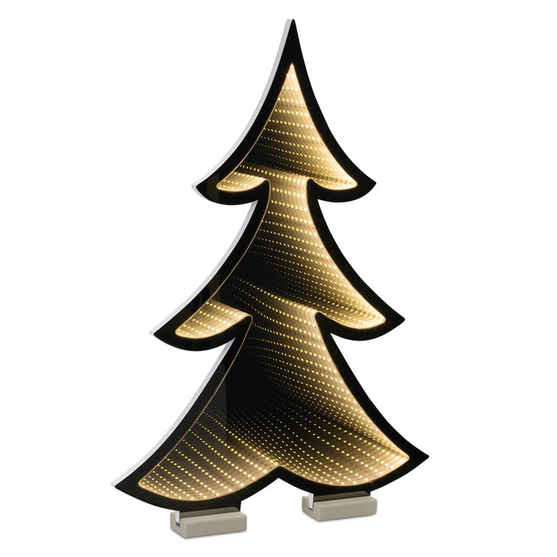 Melrose Pine Tree Outline Ekko Light Display 24.5"H, White - 90054DS