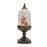 Melrose International LED Snow Globe/Santa/Toy Bag 12.5"H, Bronze/Red - 90062DS