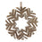 Melrose Int. Cut-Out Snowflake Ornament, Set of 12, Brown