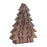 Melrose International Wood Pine Tree Nesting Display, Set of 2, Brown - 90136DS