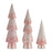 Melrose International Etched Pine Tree, Set of 3 - 90167DS