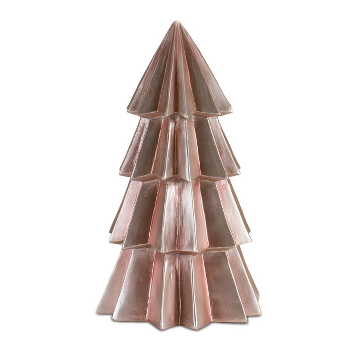 Melrose International Modern Blush Pink Pine Tree, Set of 2