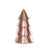 Melrose International Modern Blush Pink Pine Tree, Set of 2