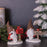 Melrose Pinecone Santa Gnome/Cardinal Bird, Set of 2, Brown/Red