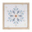 Melrose Framed Holiday Snowflake Print, Set of 2, White/Blue