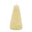 Melrose International Glittered Pine Tree Candle 8"H, White - 90192DS