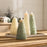 Melrose International Glittered Pine Tree Candle 8"H, White