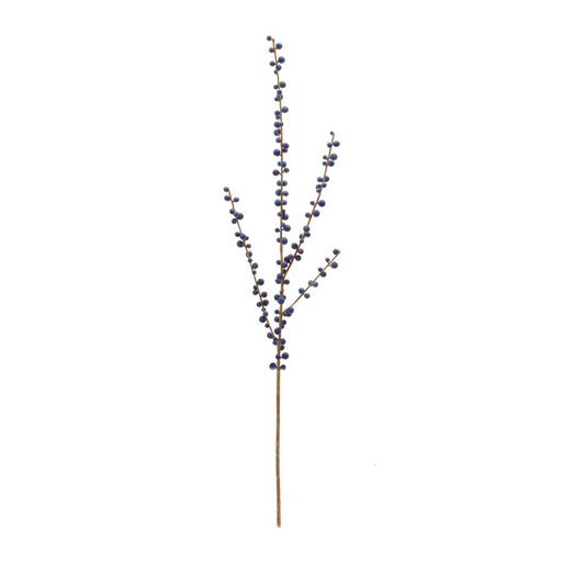 Melrose International Ilex Berry Spray, Set of 2, Blue