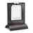 Melrose International Glass Bottle Vase, Metal Holder 8"H - 90284DS