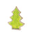 Melrose International Frosted Cookie Pine Tree, Set of 2, Green