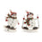 Melrose Winter Sport Snowman Figurine, Set of 6, Red/White - 90403DS