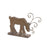 Melrose Wicker Design Deer Silhouette Decor, Set of 2, Brown