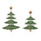 Melrose International Christmas Pine Tree Wall Sign, Set of 2, Green - 90437DS