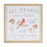 Melrose Framed Winter Cardinal Sentiment Print, Set of 3, Brown/White