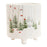 Melrose Winter Cardinal Forest Planter, Set of 2, White/Green/Red