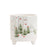 Melrose Winter Cardinal Forest Planter, Set of 2, White/Green/Red