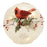 Melrose LED Frosted Cardinal Berry Globe, Set of 2, Red/White