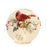 Melrose LED Frosted Cardinal Berry Globe, Set of 2, Red/White