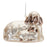 Melrose Frosted Glass Farm Animal Ornament, Set of 6, Black/White
