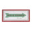 Melrose Framed Milk/Cookies Wall Sign 19.5"L, White/Red/Green - 90746DS