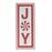 Melrose International Joy Peppermint Wall Sign 19.5"H, Red/White - 90749DS