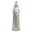 Melrose International Glittered Sage Santa Statue, Set of 2, Green - 90755DS