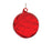 Melrose International Red Swirl Glass Ornament, Set of 6