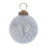 Melrose Slate Blue Soda Lime Glass Ball Ornament, Set of 6 - 90835DS