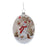 Melrose Glass Snowman/Cardinal Bird Ornament, Set of 12, Red/White