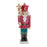 Melrose International Glittered Nutcracker Figurine, Set of 2, Red/Gol - 90891DS