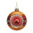 Melrose Glass Reflector Ball Ornament, Set of 12, Red/Green