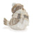 Melrose International Glittered Winter Bird/Hat, Set of 4, White/Grey