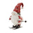 Melrose Int. Glitter Winter Sport Gnome, Set of 2, Red/White