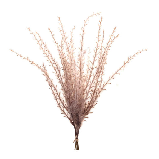 Melrose International Grass Plume Bundle, Set of 6, Brown - 90941DS