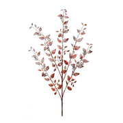 Melrose International Icy Leaf Spray, Set of 2, White/Brown - 90971DS