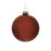 Melrose International Glass Ball Ornament, Set of 6, Red