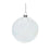 Melrose International Clear Wavy Glass Ornament, Set of 6, Blue