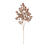 Melrose International Glittered Velvet Leaf Spray, Set of 2, Bronze