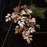Melrose International Glittered Velvet Leaf Spray, Set of 2, Bronze