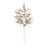 Melrose International Flocked Sleigh Bell Pine Spray, Gold/White