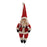 Melrose Vintage Santa Character Ornament, Set of 6, Red/White