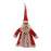 Melrose Vintage Santa Character Ornament, Set of 6, Red/White