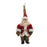 Melrose Vintage Santa Character Ornament, Set of 6, Red/White